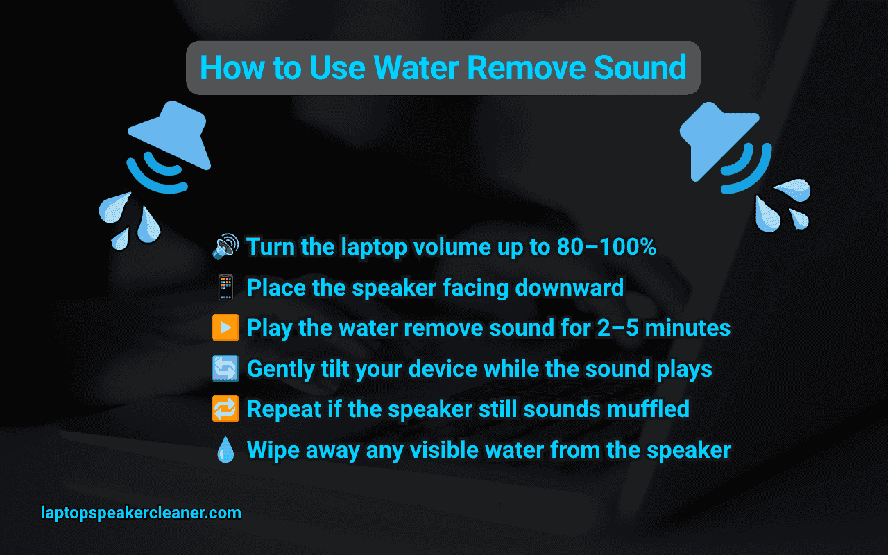 how-to-use-water-remove-sound