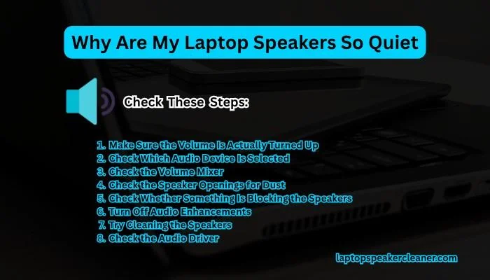 Why Are My Laptop Speakers So Quiet